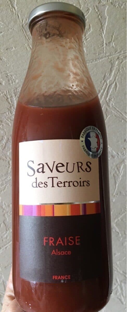 Saveurs des Terroirs Boisson à la fraise packshot