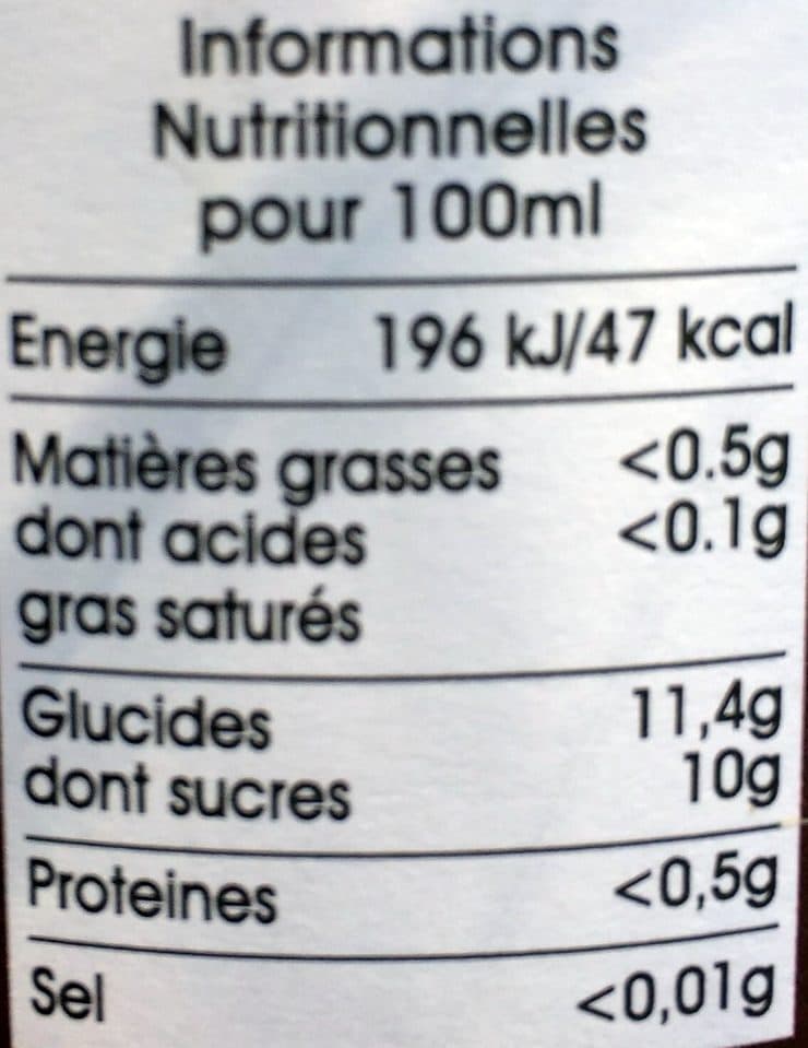 Saveurs des Terroirs Griotte Nectar packshot