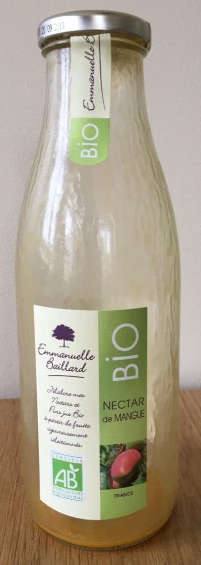 Emmanuelle Baillard Nectar de mangue bio packshot