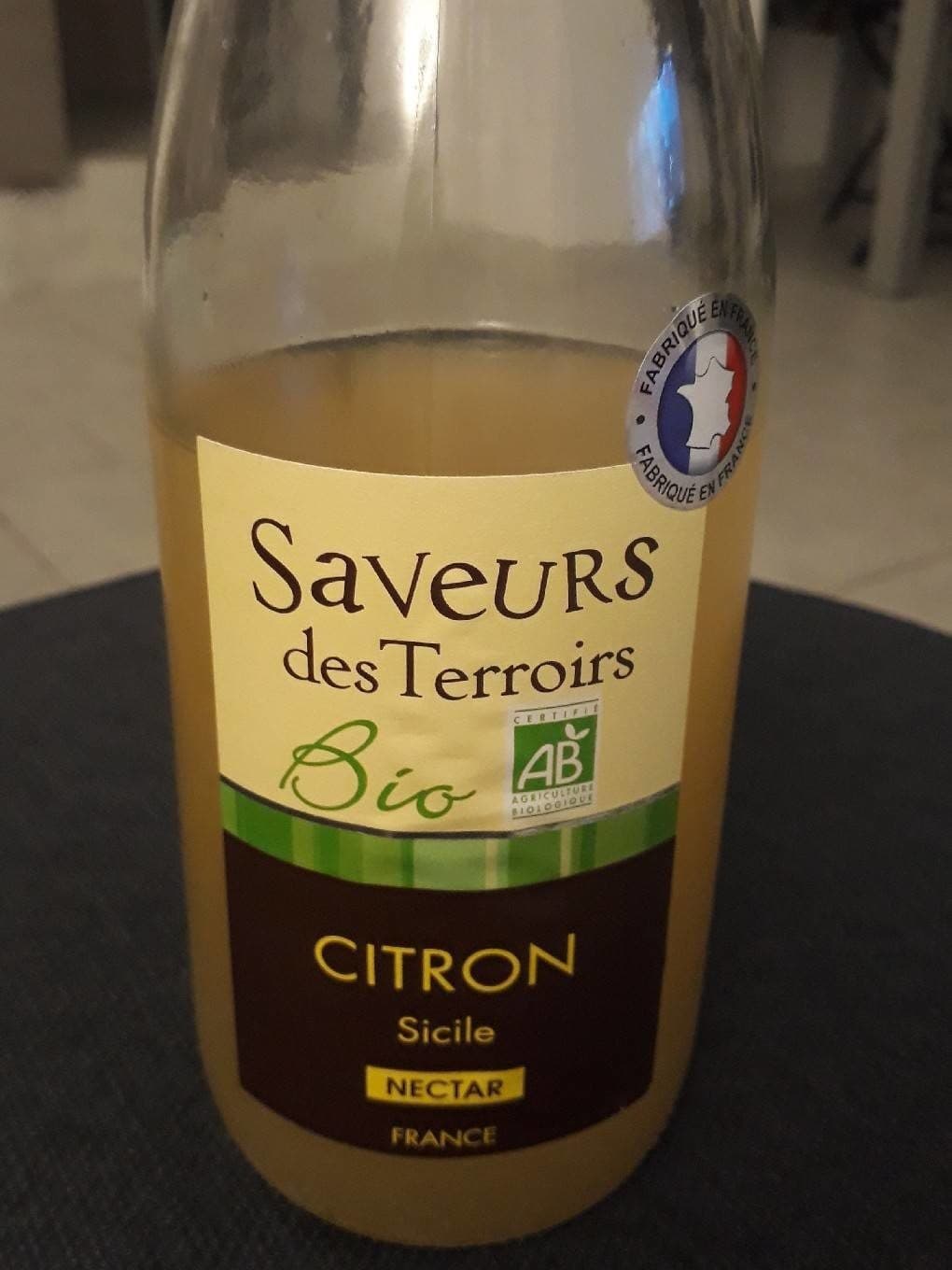 Saveurs des Terroirs Nectar de citron packshot
