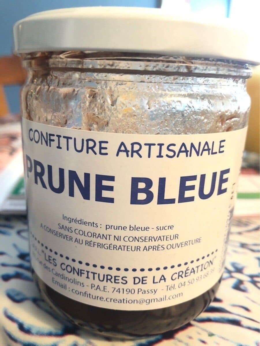 Les Confitures de la Création Prune bleue packshot