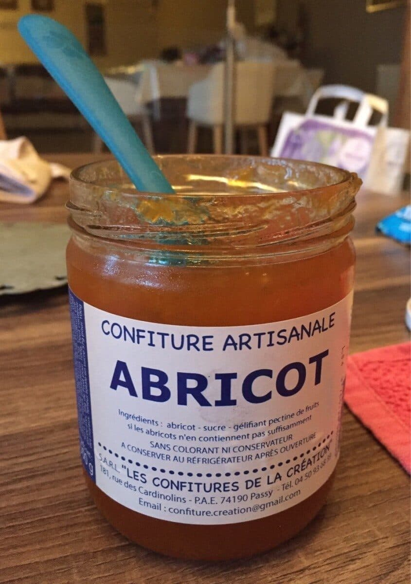 Les Confitures De La Création Confiture d'abricots packshot
