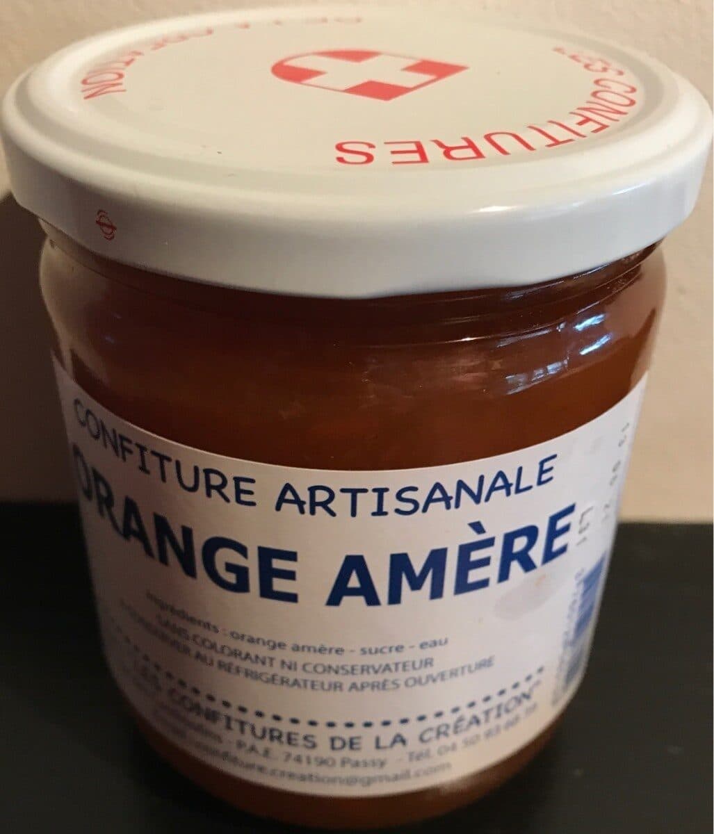 Les Confitures De La Creation Confiture artisanale orange amère packshot