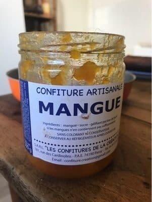 Les Confitures De La Creation Confiture Artisanale Mangue packshot