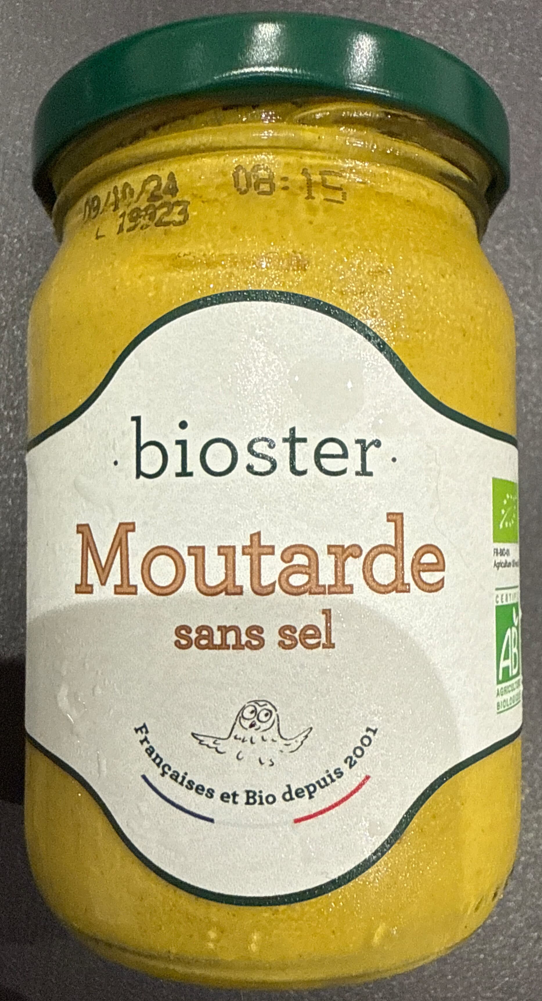 Bioster Moutarde sans sel packshot