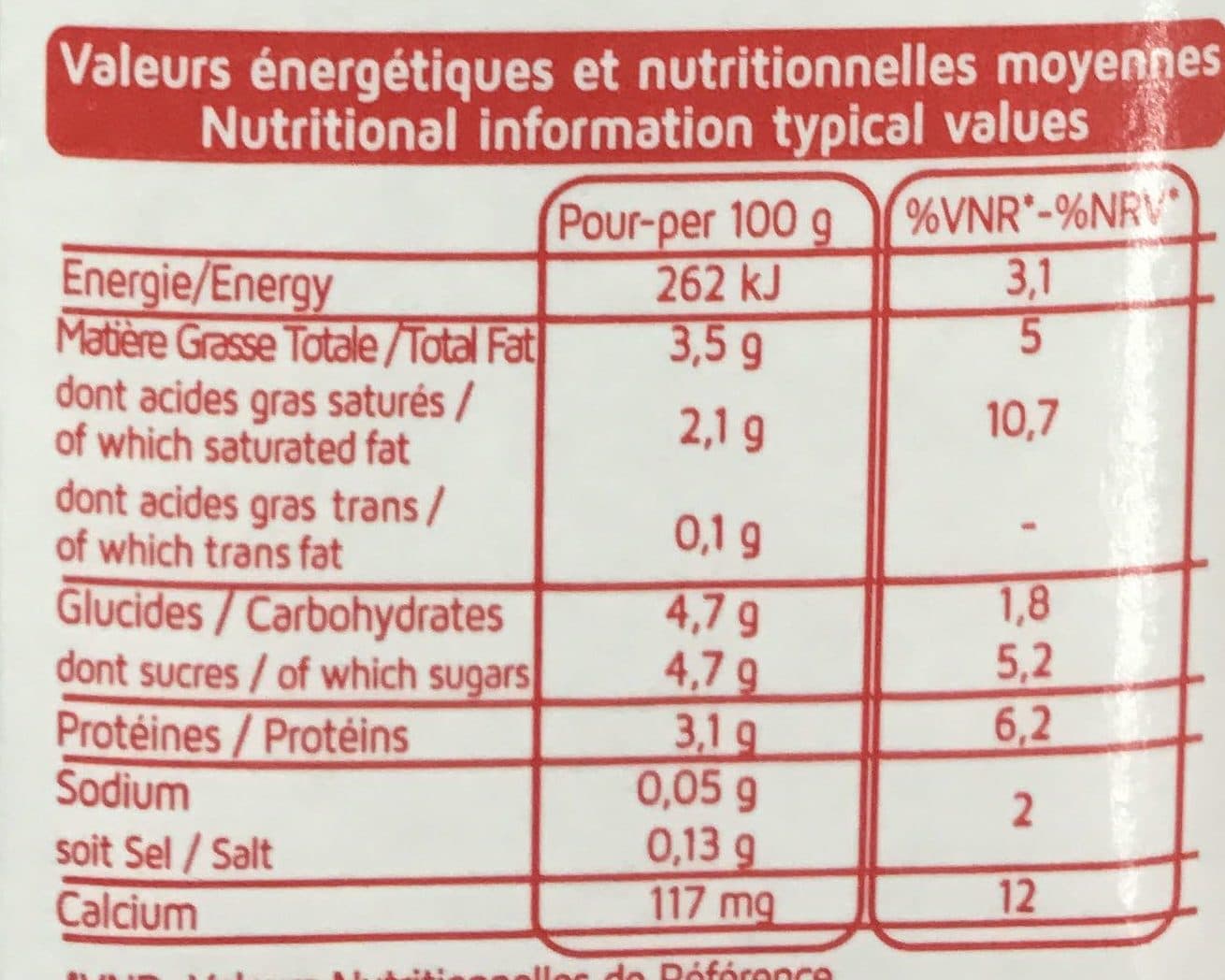 Promess Lait Entier packshot