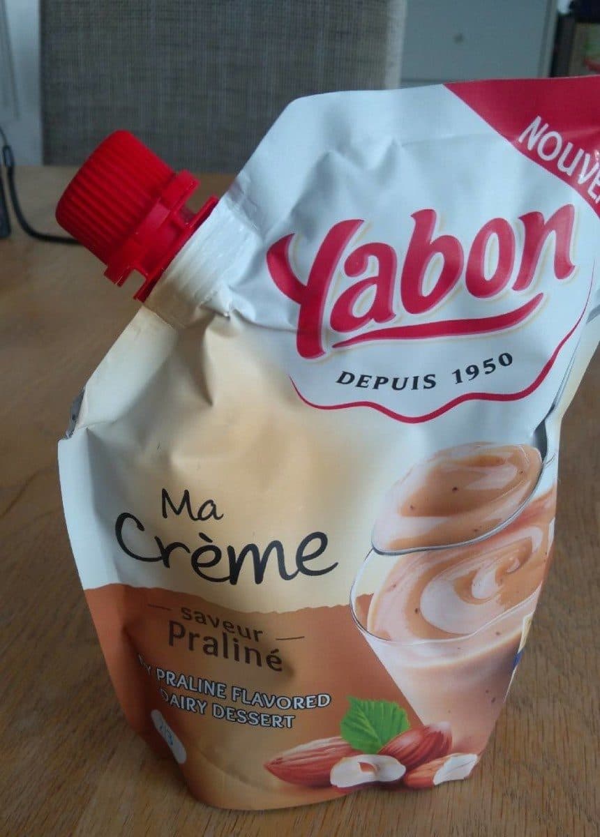 Yabon Ma Crème saveur praliné packshot