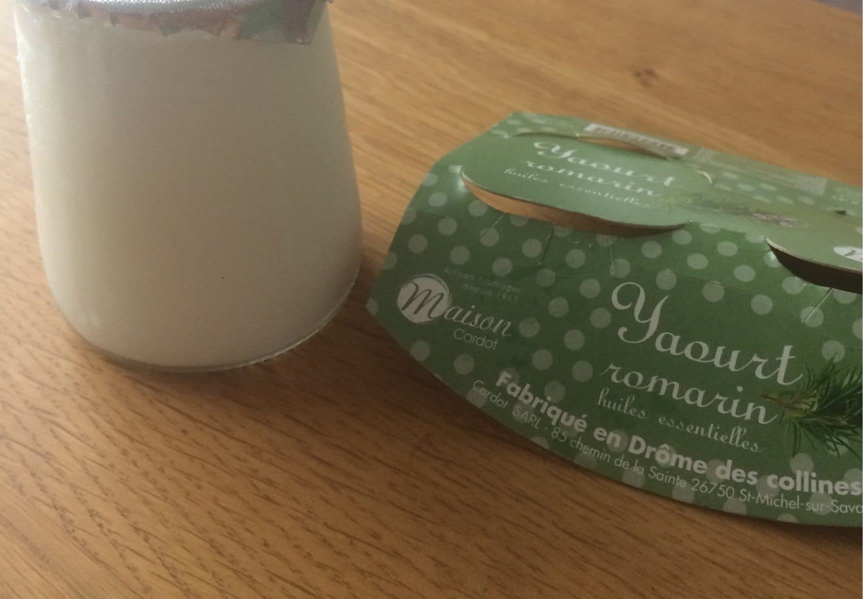 Maison Cardot Yaourt romarin packshot