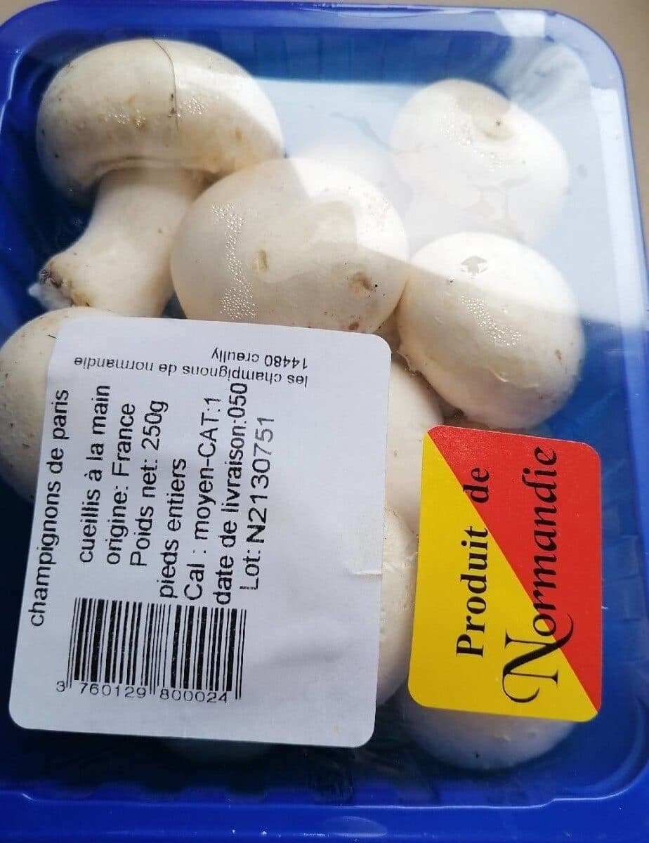 Open Food Facts Champignons de Paris Entiers packshot