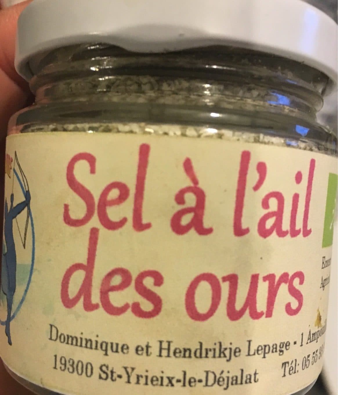 Le Jardin Du Centaure Sel à l’ail des ours packshot
