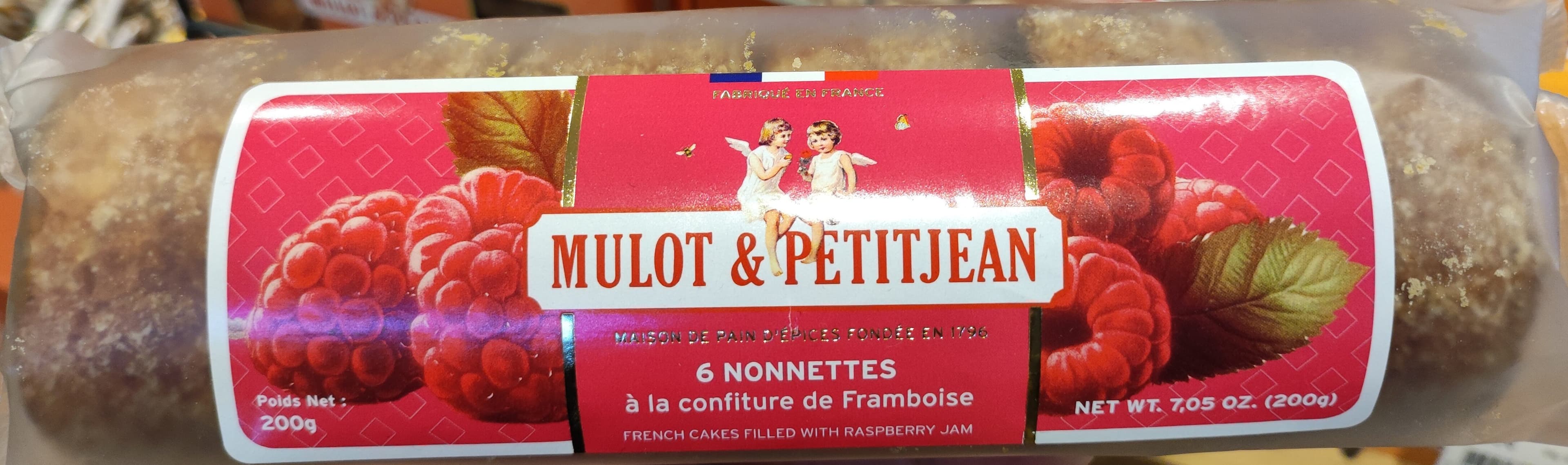 Mulot & Petitjean Nonnettes à La Framboise packshot