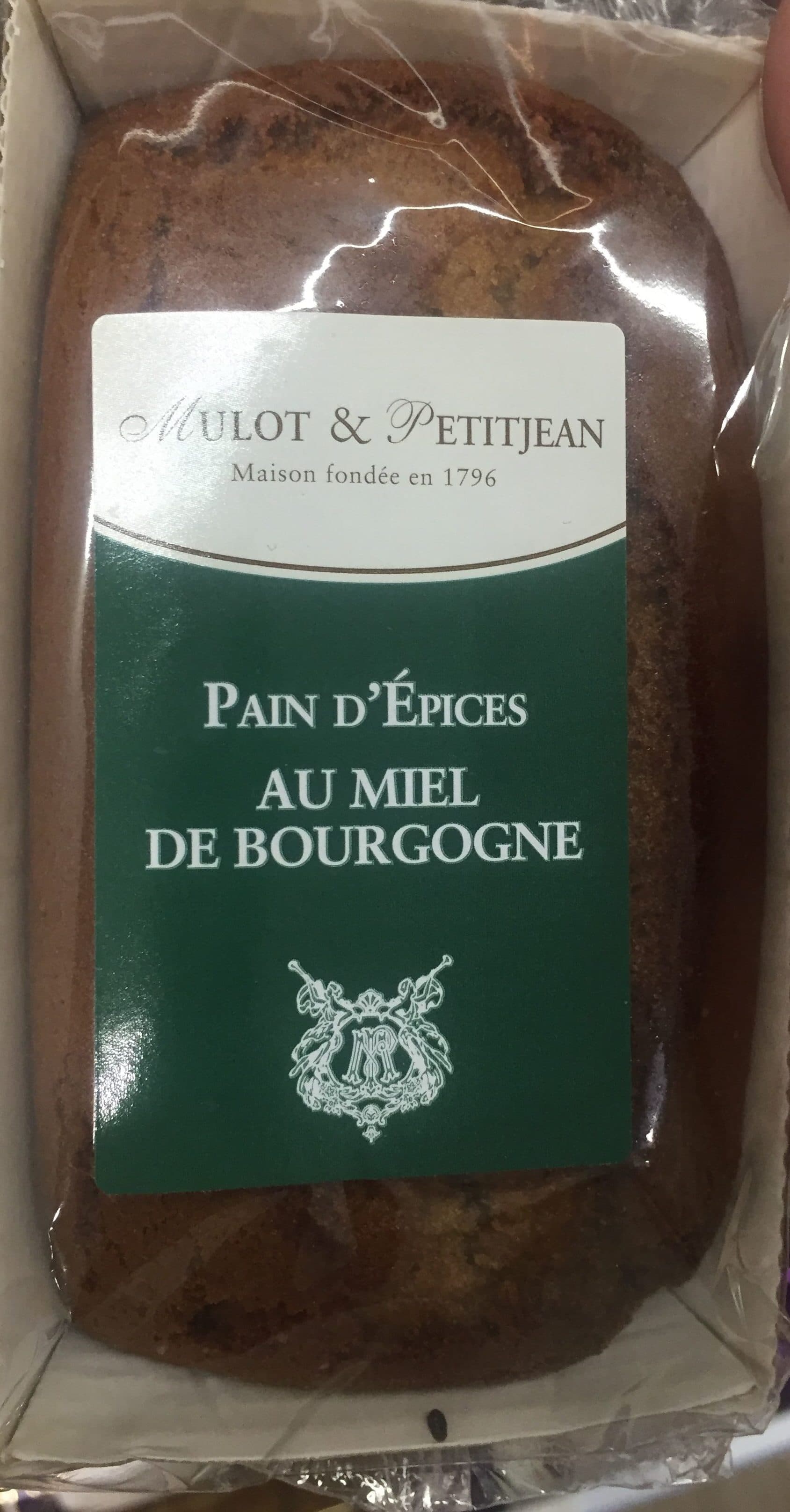 Mulot & Petitjean Pain d'épices au miel de Bourgogne packshot