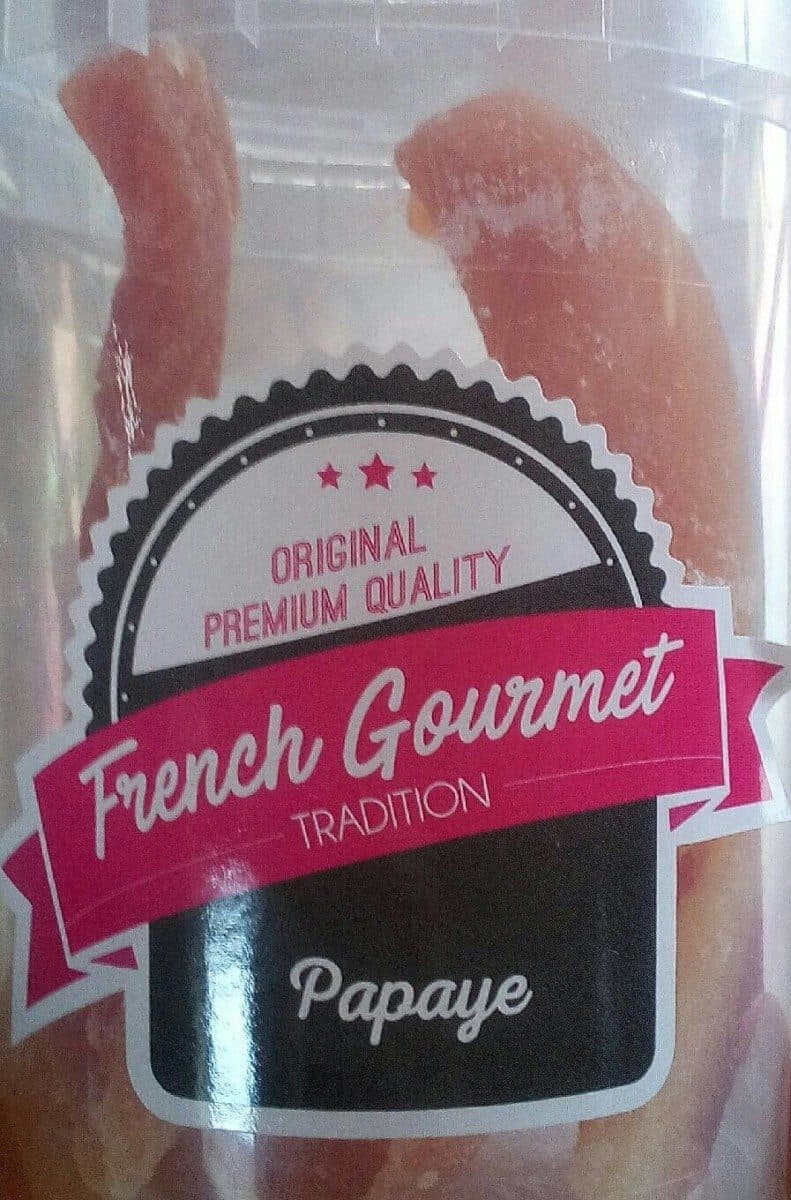 Open Food Facts Papaye en lamelle déshydratée packshot