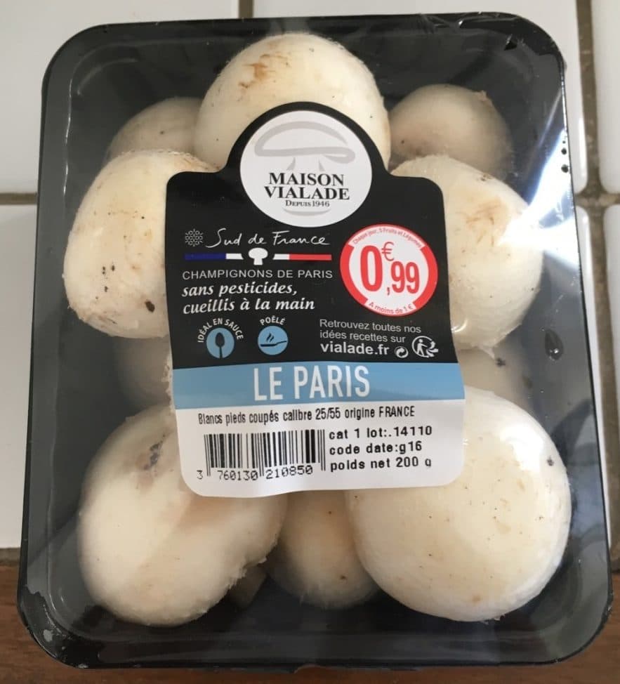 Maison Vialade Champignons De Paris packshot