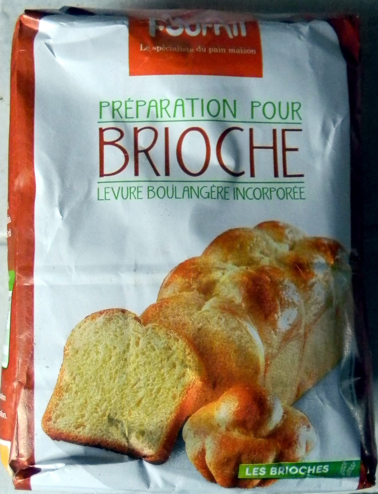 Mon fournil Préparation pour brioche levure boulangère incorporée packshot