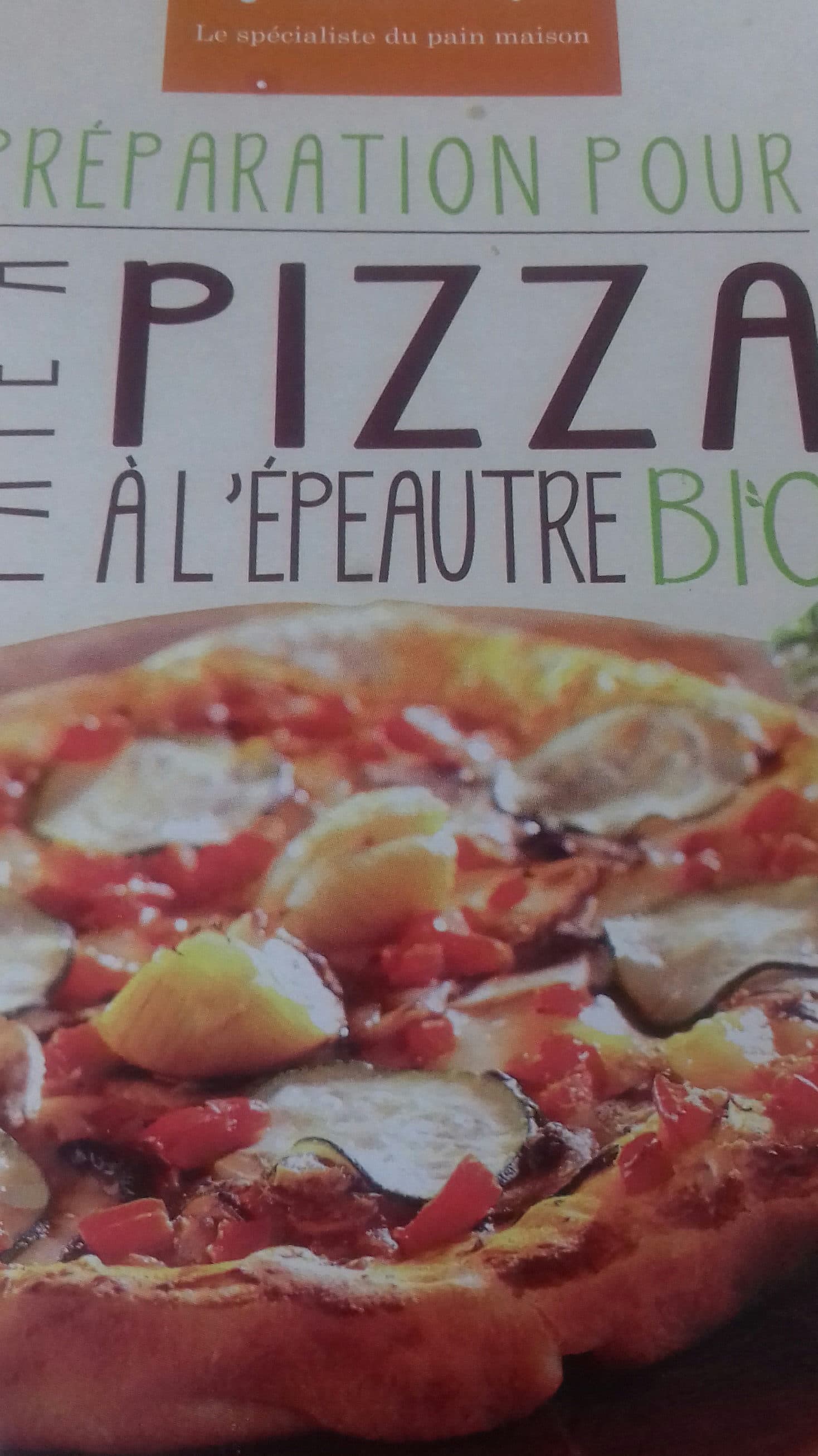 Mon fournil Préparation pour pâte à pizza à l'épeautre Bio packshot