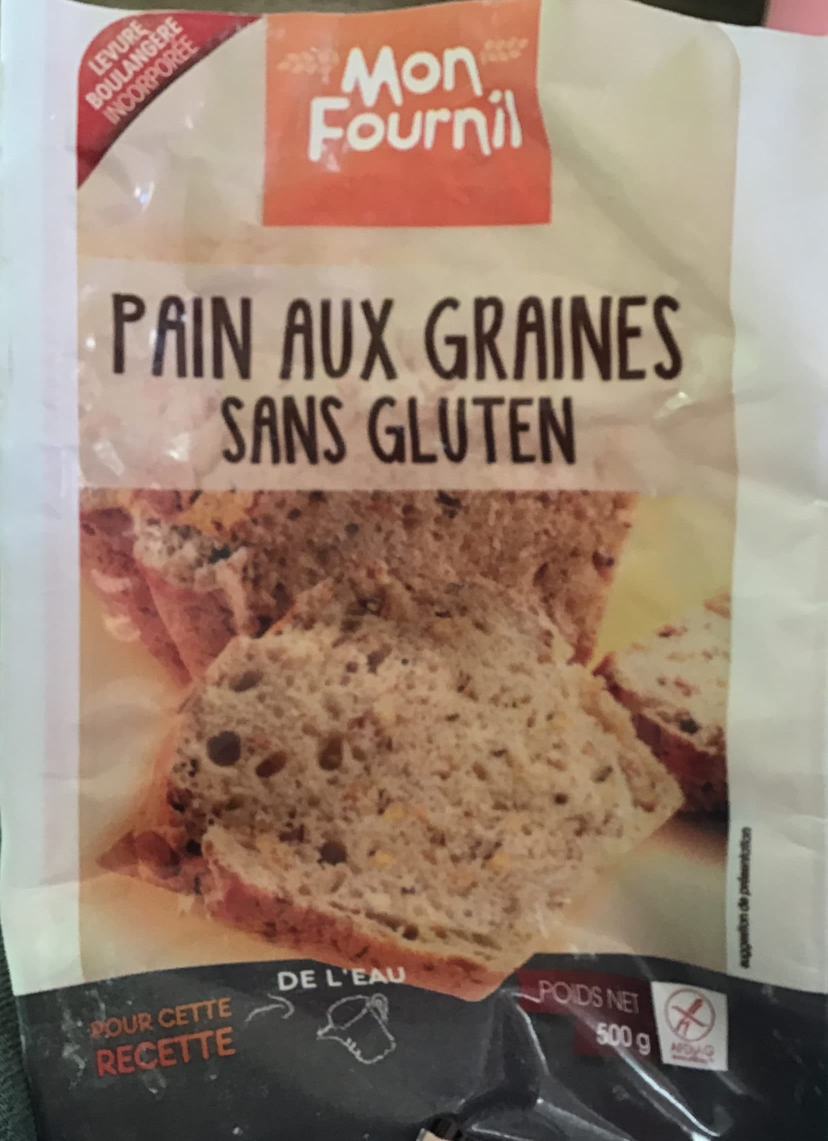Mon fournil Pain aux graines sans gluten packshot