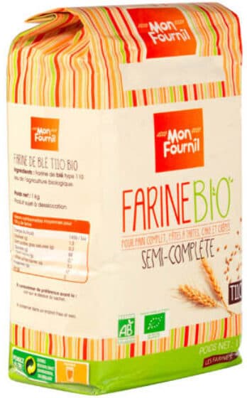 Mon fournil Farine semi-complète de blé T110 Bio packshot