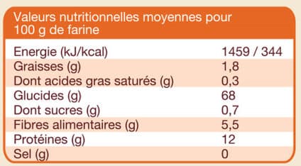 Mon fournil Farine semi-complète de blé T110 Bio packshot