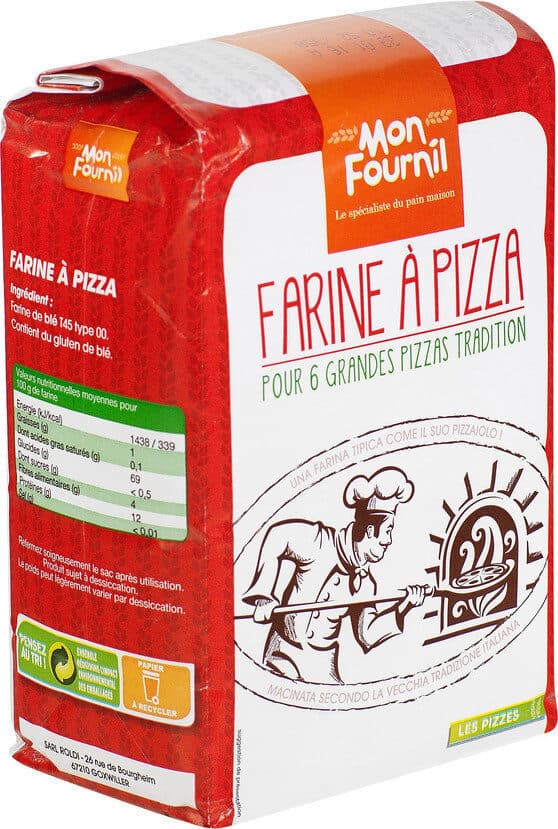 Mon fournil Farine à pizza T45 type 00 packshot