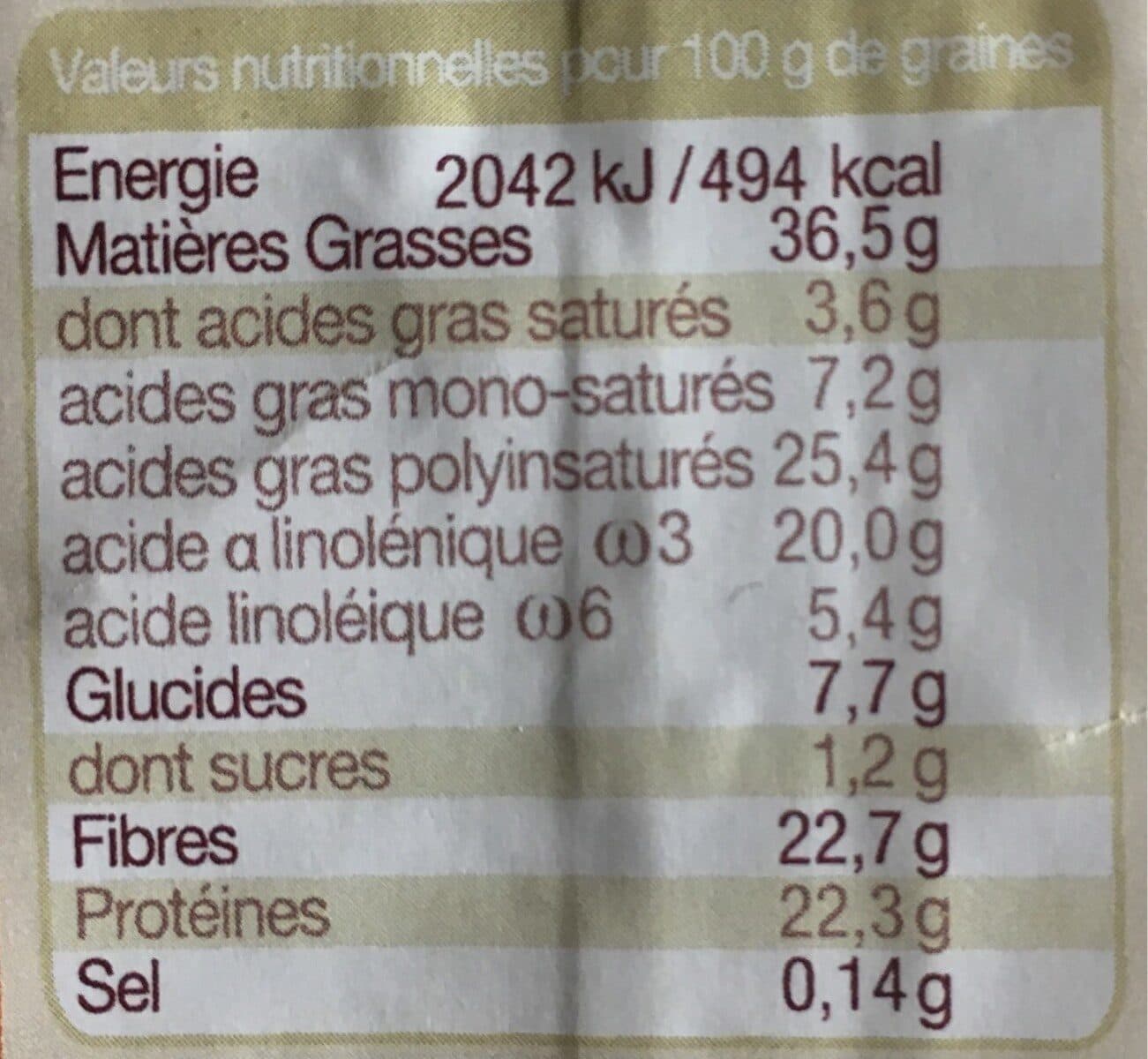 Mon fournil Graines de lin bio packshot