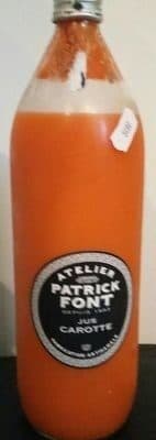 Atelier Patrick Font Jus carotte packshot