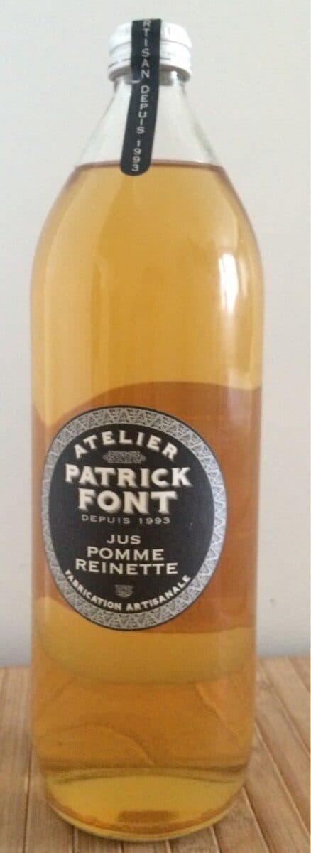 Atelier Patrick Font Jus de Pomme Reinette packshot