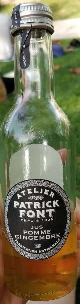 Open Food Facts Jus pomme gingembre packshot