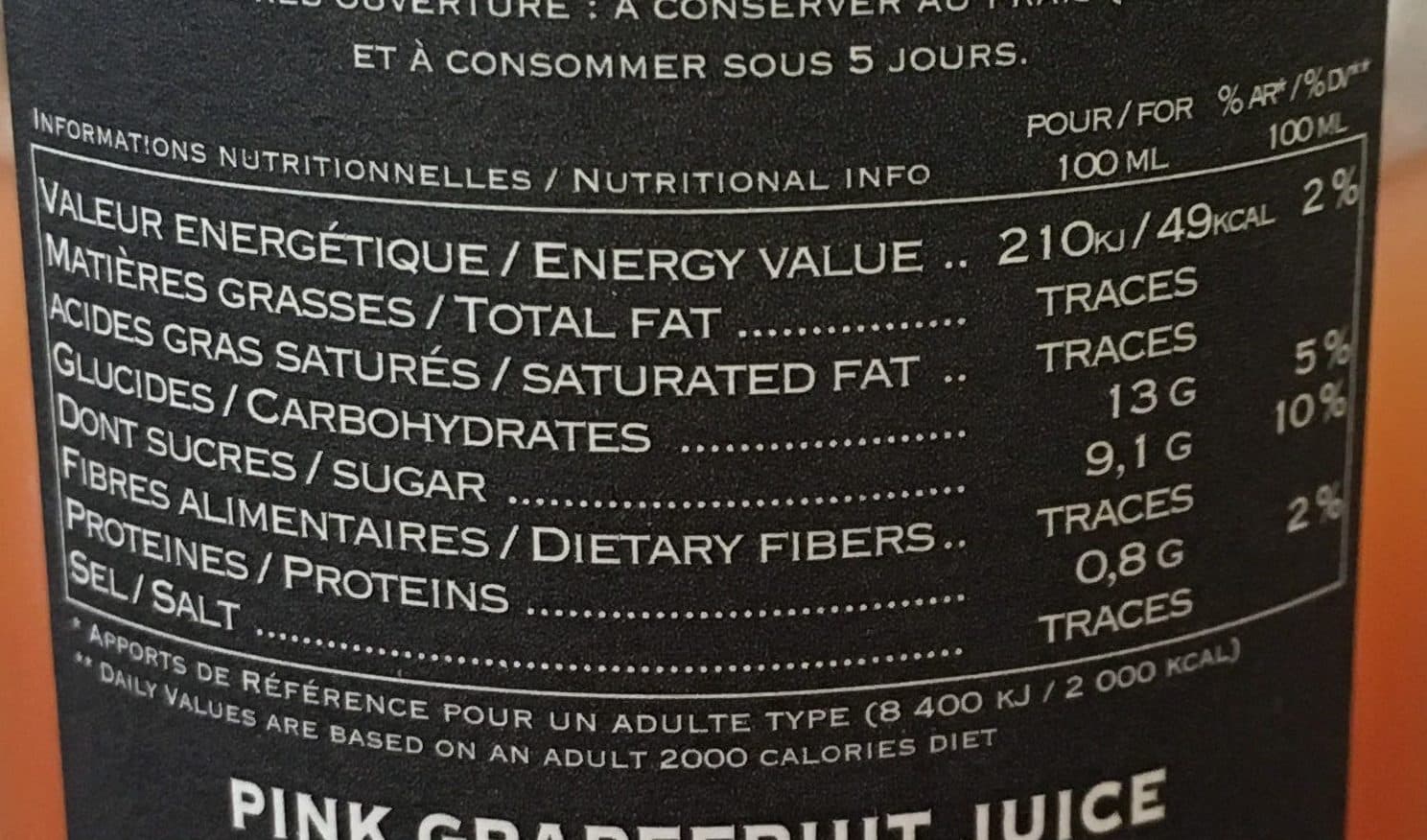Atelier Patrick Font Jus de pamplemousse packshot
