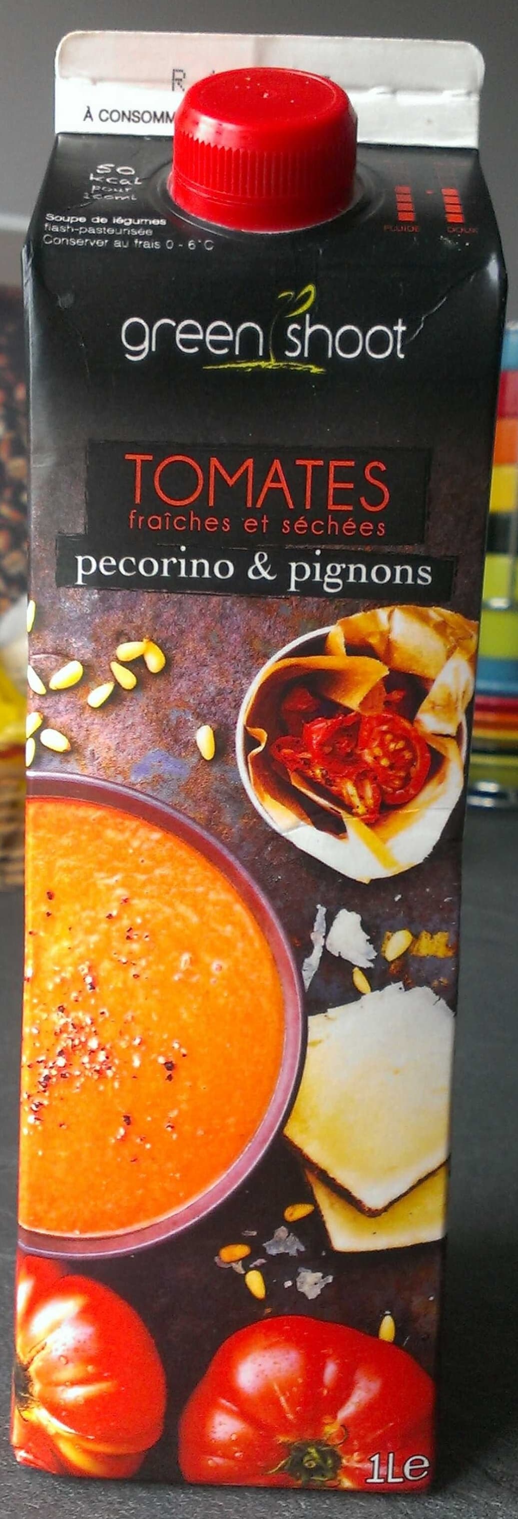 GREENSHOOT Tomates fraîches et séchées, pecorino & pignons packshot
