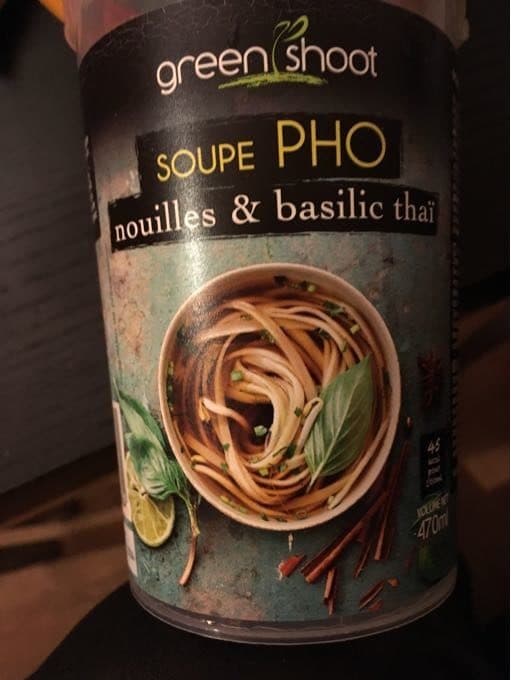Greenshoot Soupe Pho, Nouilles & Basilic Thaï packshot