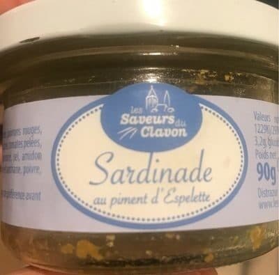 Les Saveurs Du Clavon Sardina au piment d’Espelette packshot