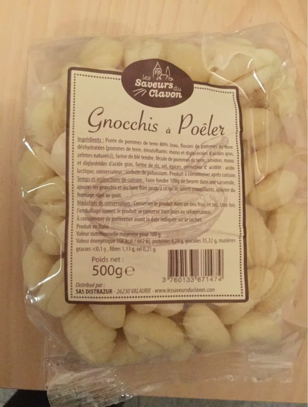 Distrazur Gnocchis à poêler packshot