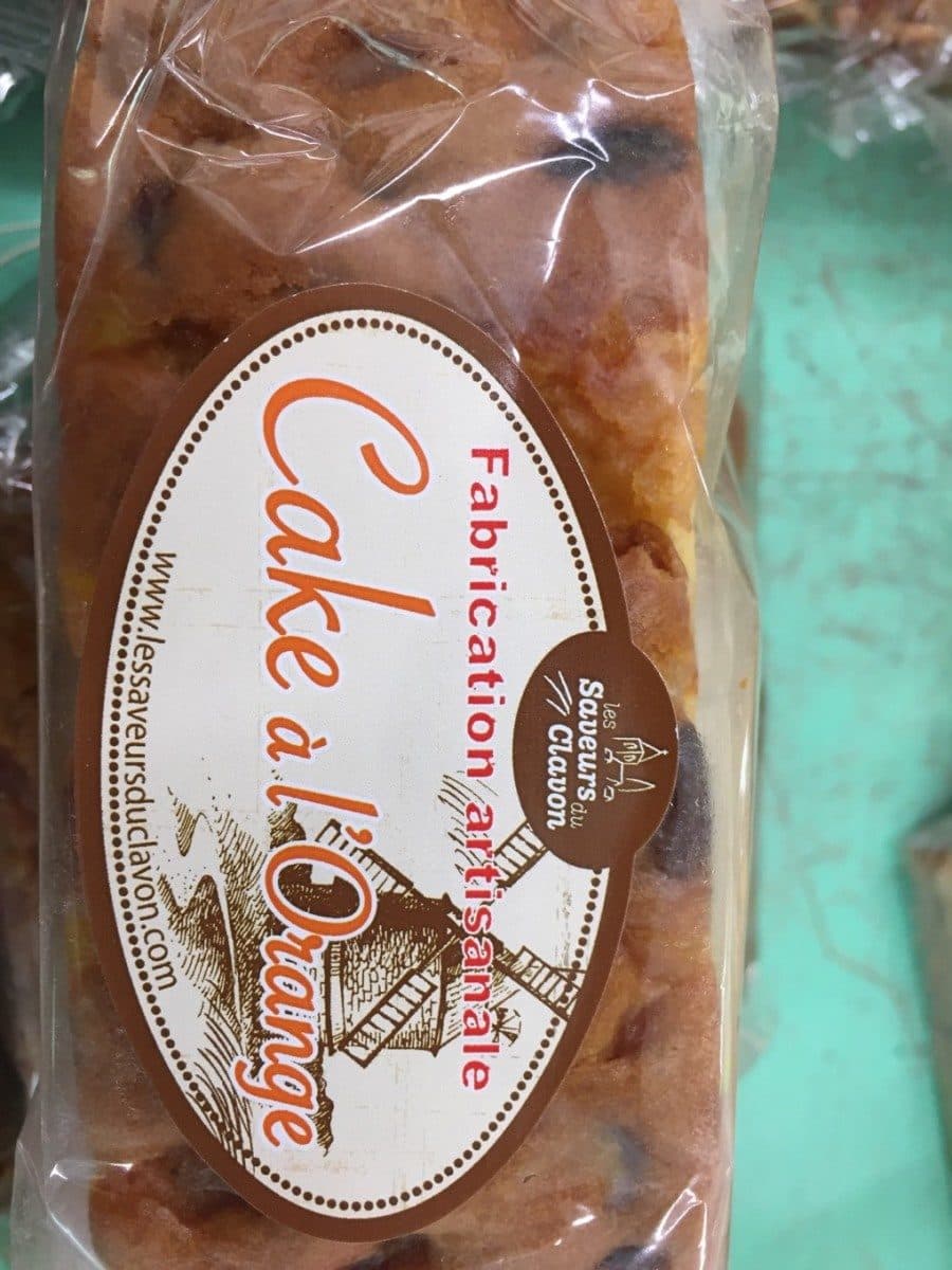 Les Saveurs du Clavon Cake à l'ecorce d'orange packshot