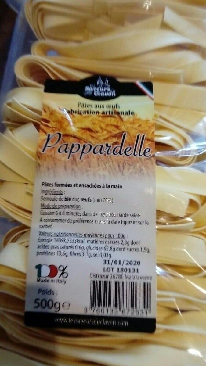 Les Saveurs du Clavon Pappardelle packshot