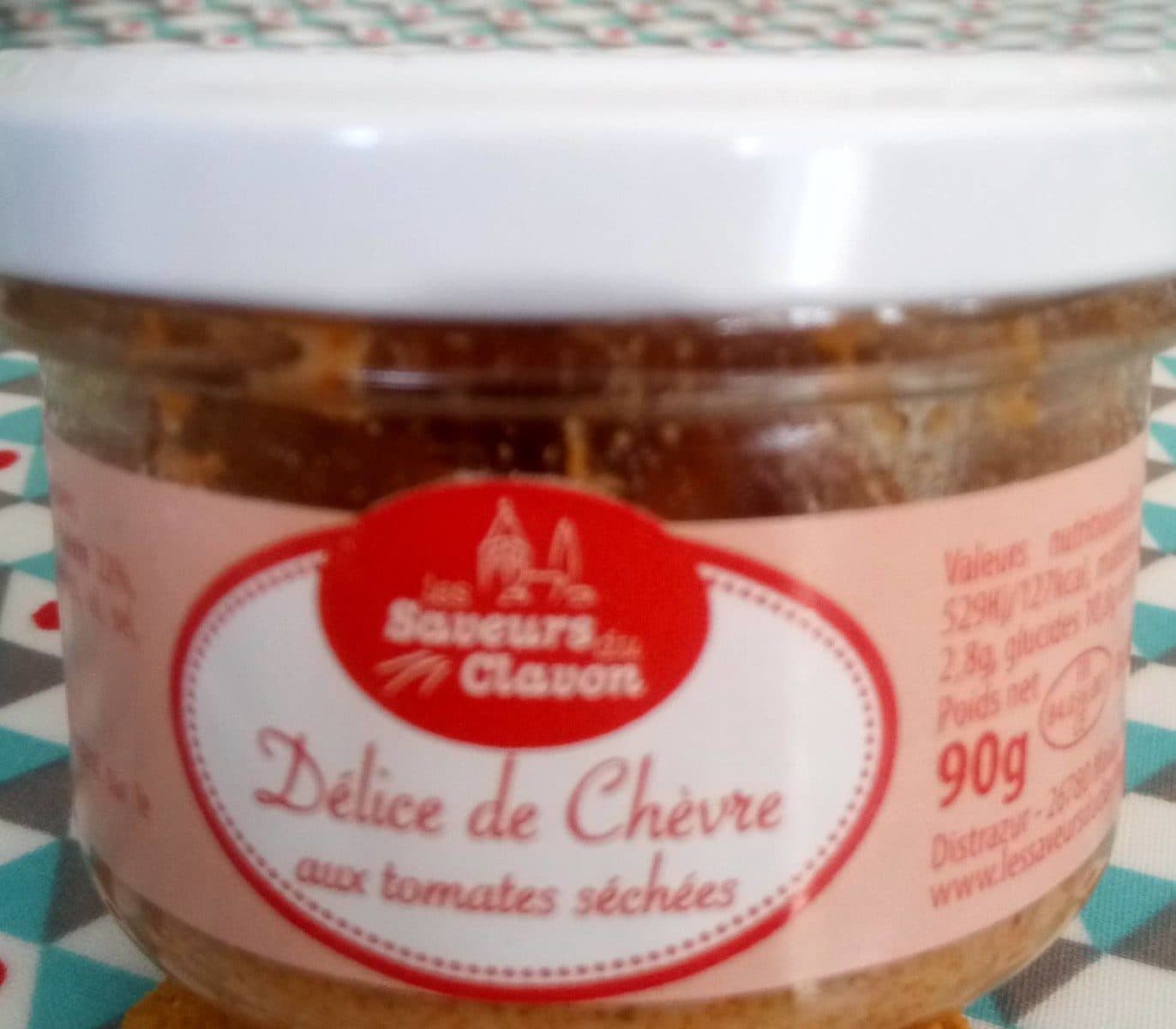 Les Saveurs du Clavon Délice de Chèvre aux tomates séchées packshot