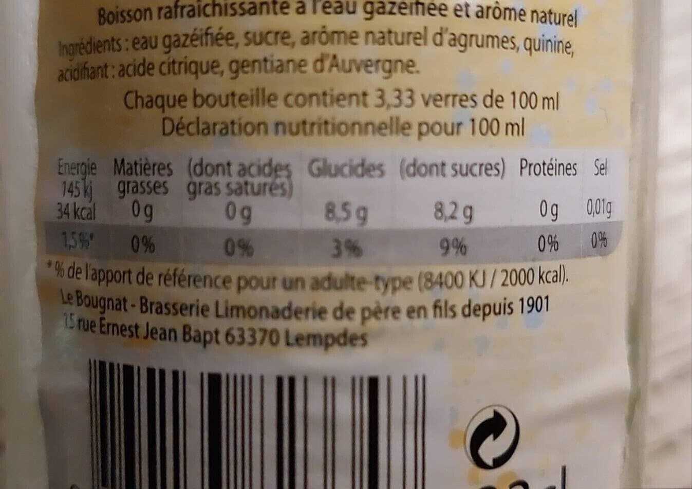 Open Food Facts Auvergnat tonic packshot
