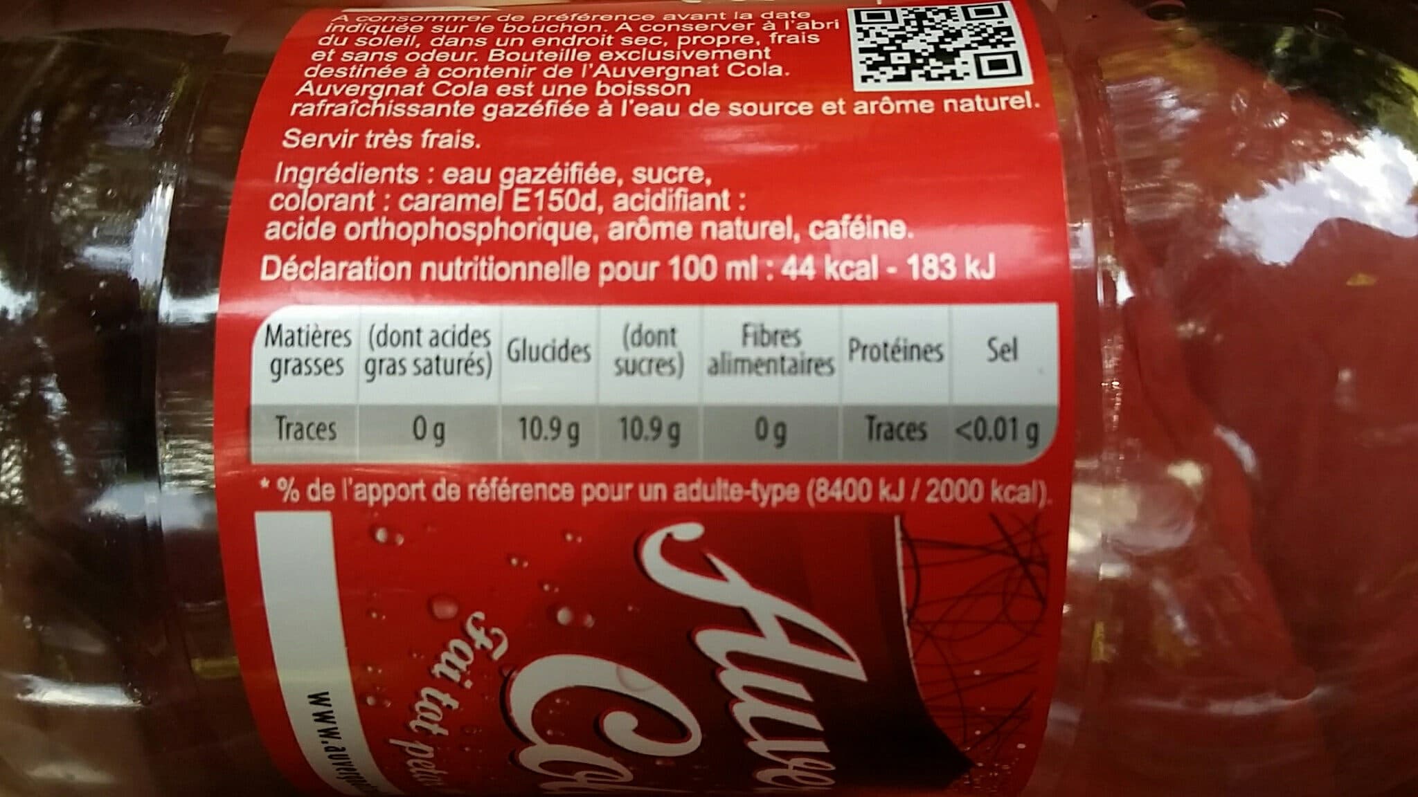 Le Bougnat Auvergnat Cola packshot