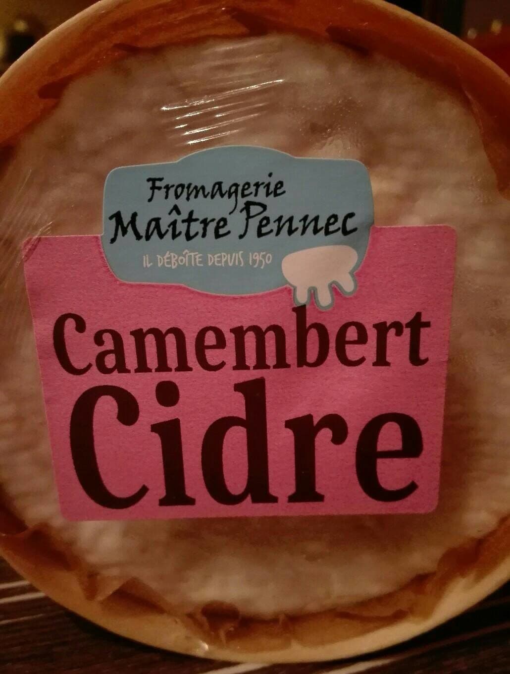 Fromagerie Maître Pennec Camembert cidre packshot