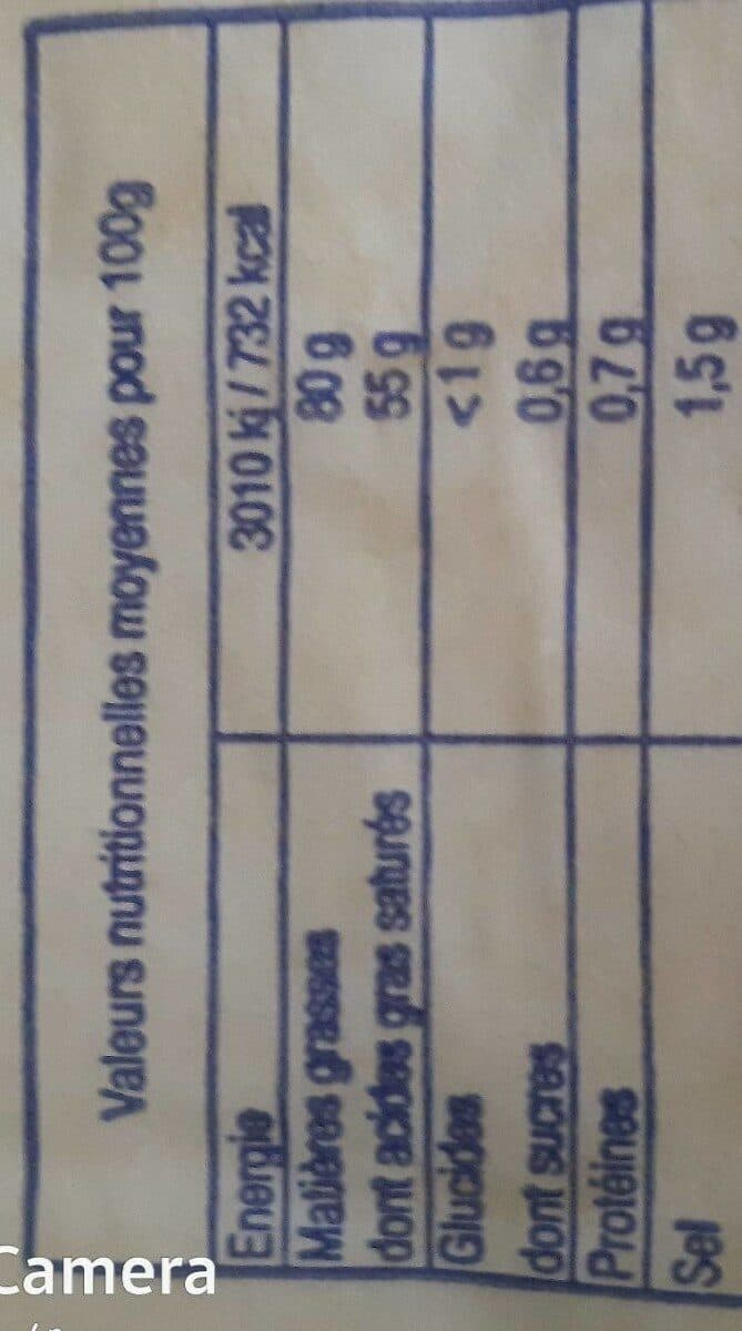 Open Food Facts Beurre demi-sel packshot