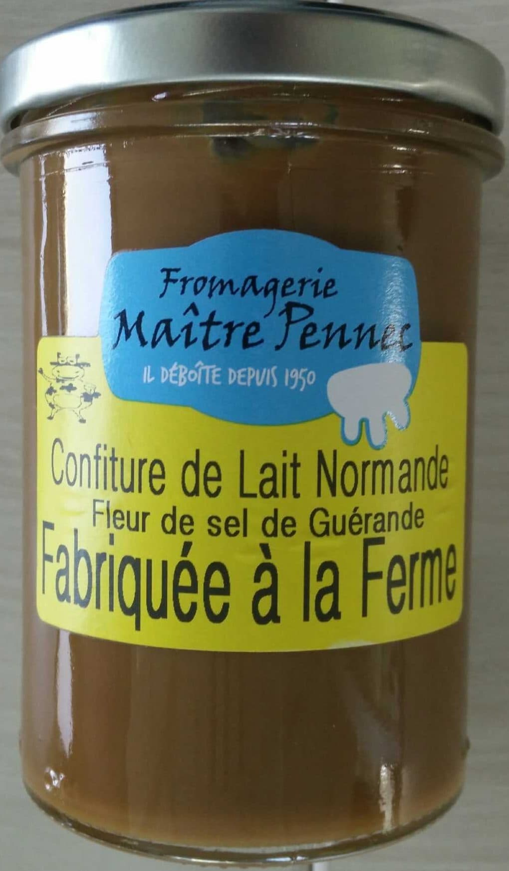 Fromagerie Maître Pennec Confiture de Lait Normande, Fleur de Sel de Guérande packshot