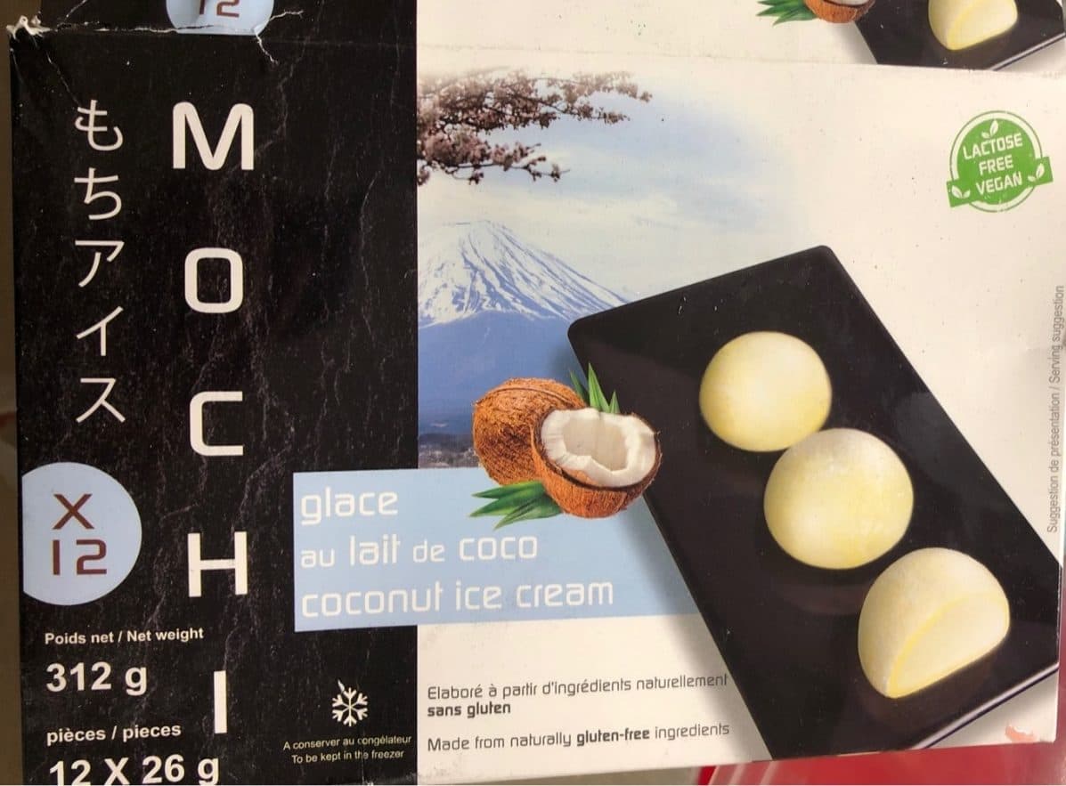 Open Food Facts Mochi Coconut Ice Cream packshot