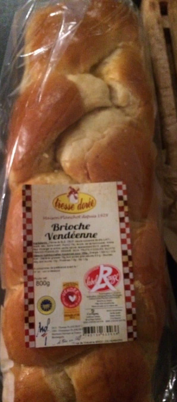 Tresse Dorée Brioche Vendéenne packshot