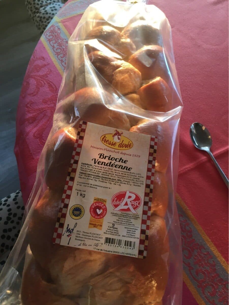 Tresse Dorée Brioche vendéenne packshot