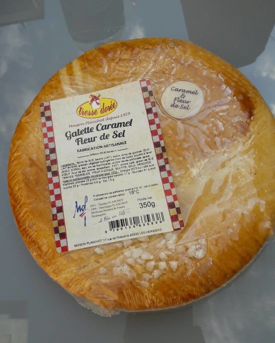 Open Food Facts Galette Caramel Fleur de sel packshot