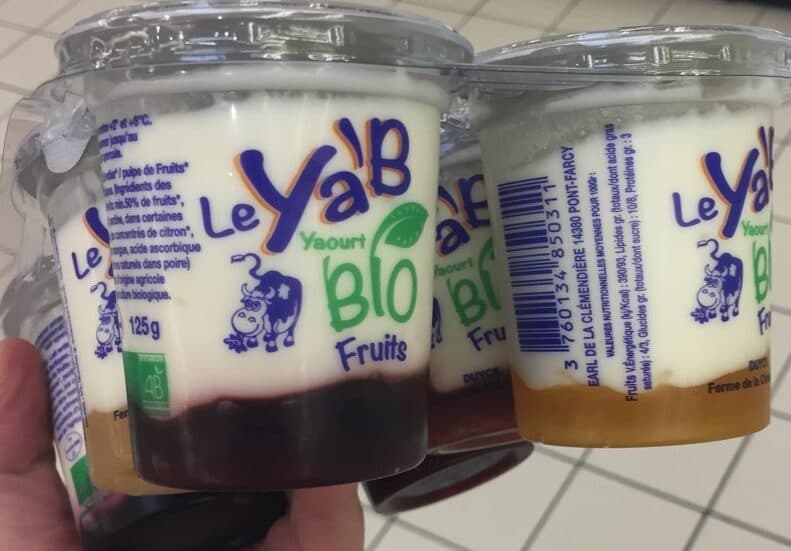 Le Ya’B Yaourt Bio Fruits packshot