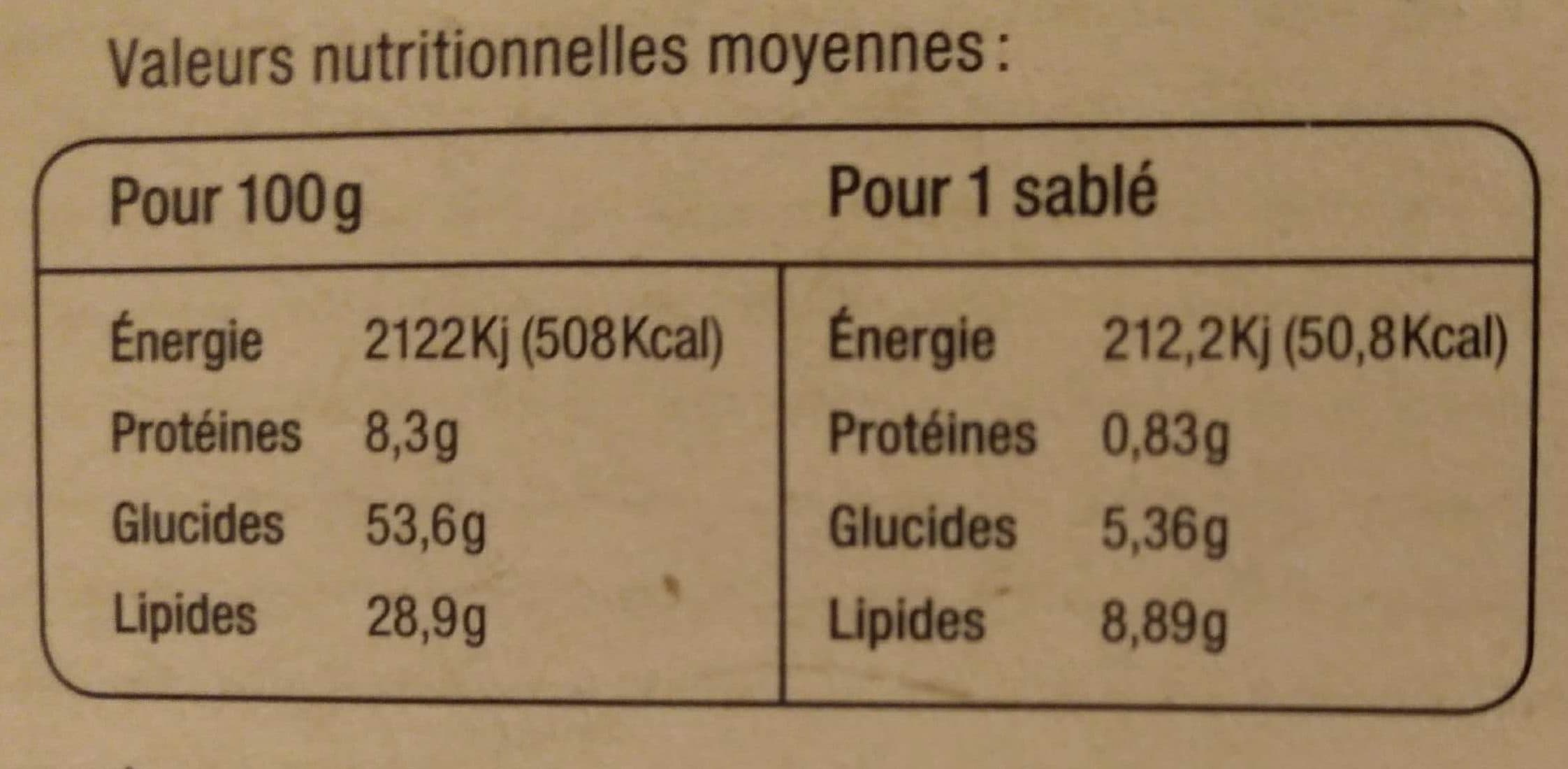 La Biscuiterie Artisanale Sablé Chocolat Génépi packshot