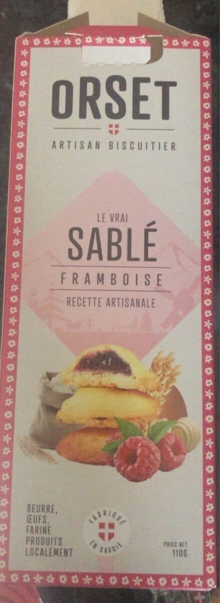 La Biscuiterie Sablés framboise packshot