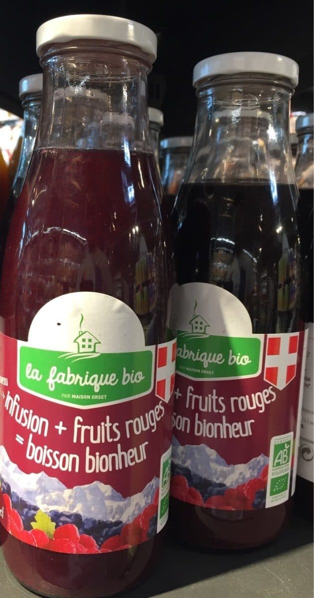 Open Food Facts Infusion + fruits rouges packshot