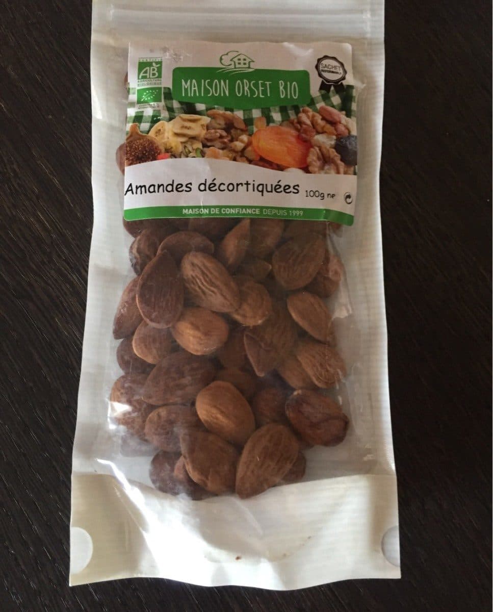 Open Food Facts Amandes décortiquées packshot